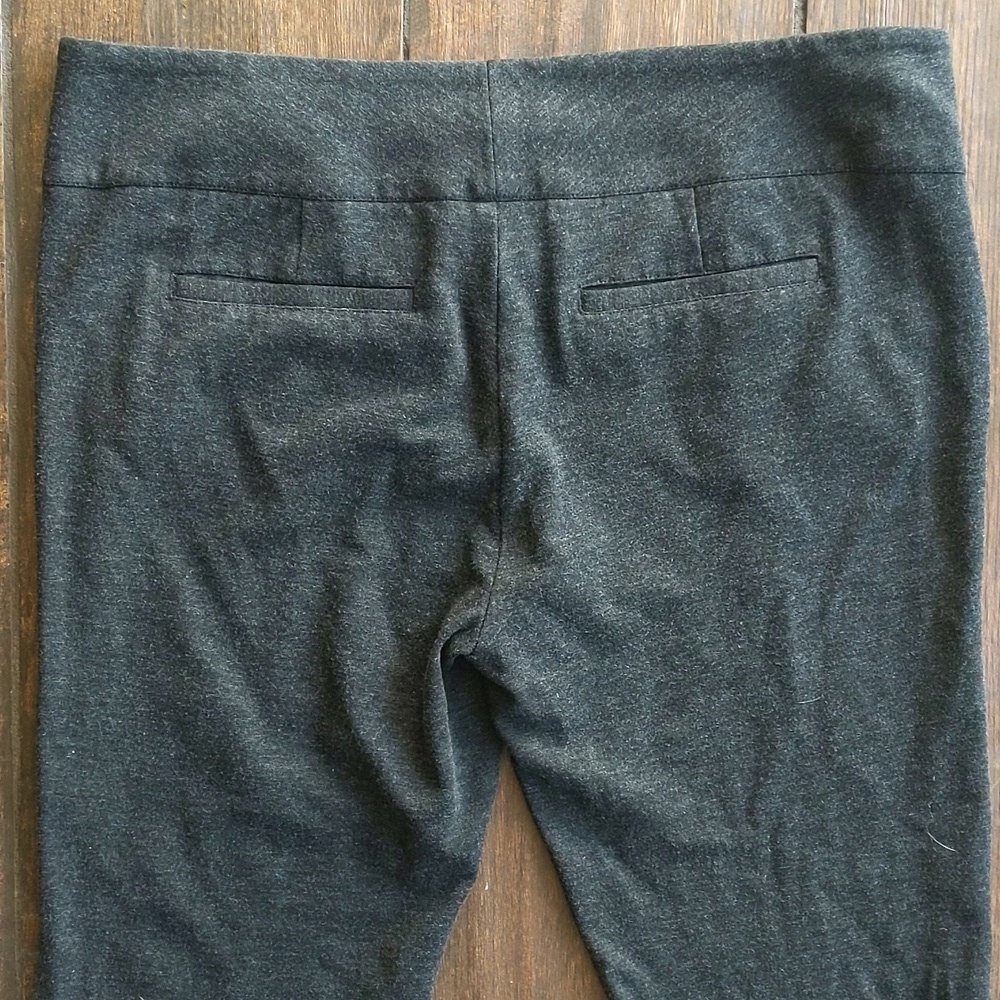 CAbi Dark Gray Lean Trouser Ponte Dress Pants - Women's 12 - Picture 6 of 7